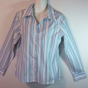 Westbound Gold Label No Iron Striped Shirt